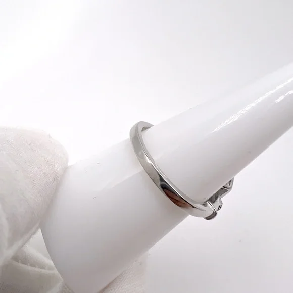 .925 Sterling Silver Aquamarine Cz Ring - Picture 9 of 16